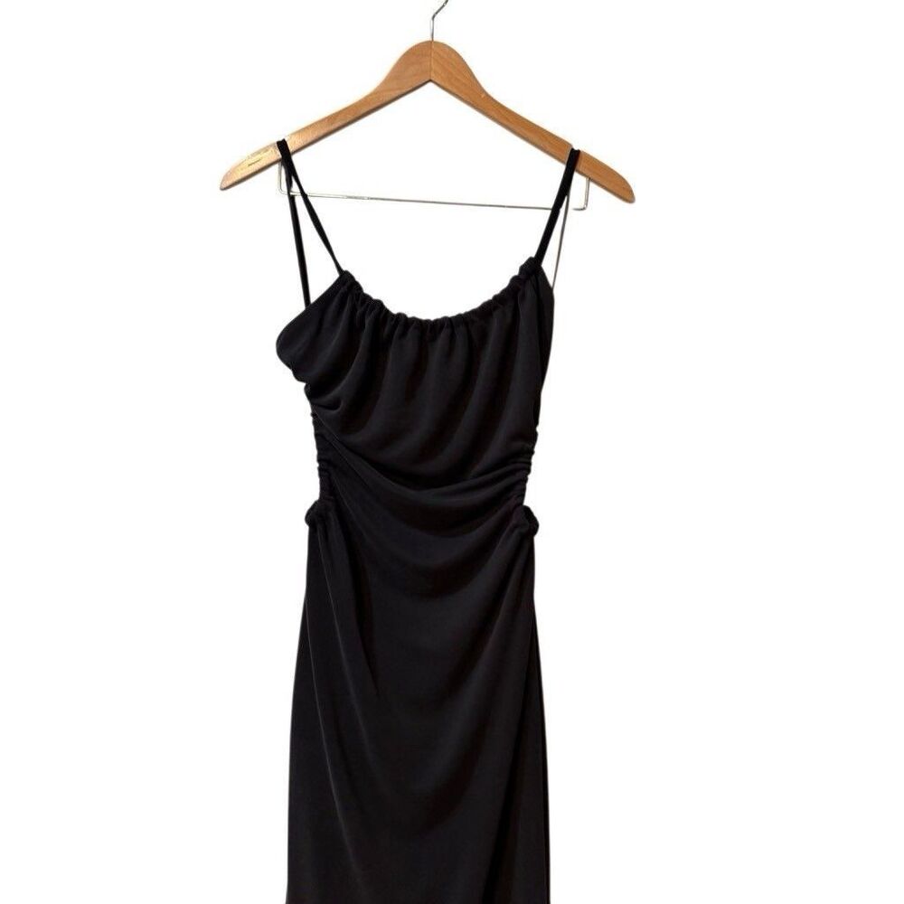 NWT Third Form Pull In Midi Dress Size 8 Open Back Washed Black - Picture 4 of 10